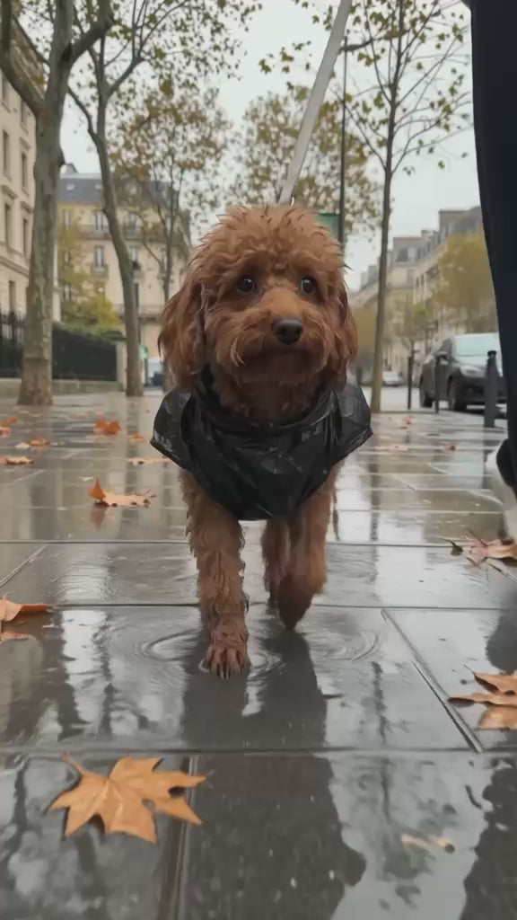 Real pup: Putting the Snow Suit on a Cavapoo